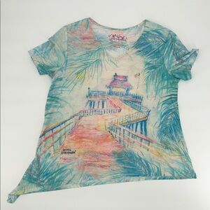 Leoma Lovegrove (Med - EUC) Artwork T-Shirt